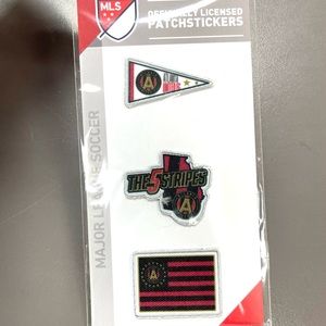 (3) Atlanta United face stickers MLS